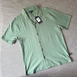 Ben Sherman Light Green Casual Button Down Shirt